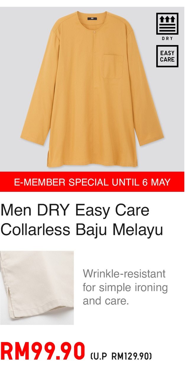 MEN DRY EASY CARE BAJU MELAYU