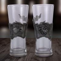 Ice & Fire Pilsner Pair Collectible Drinkware by Royal Selangor