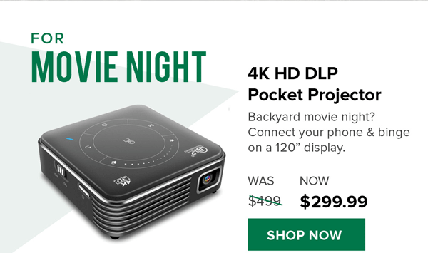 Pocket Projector | shop now