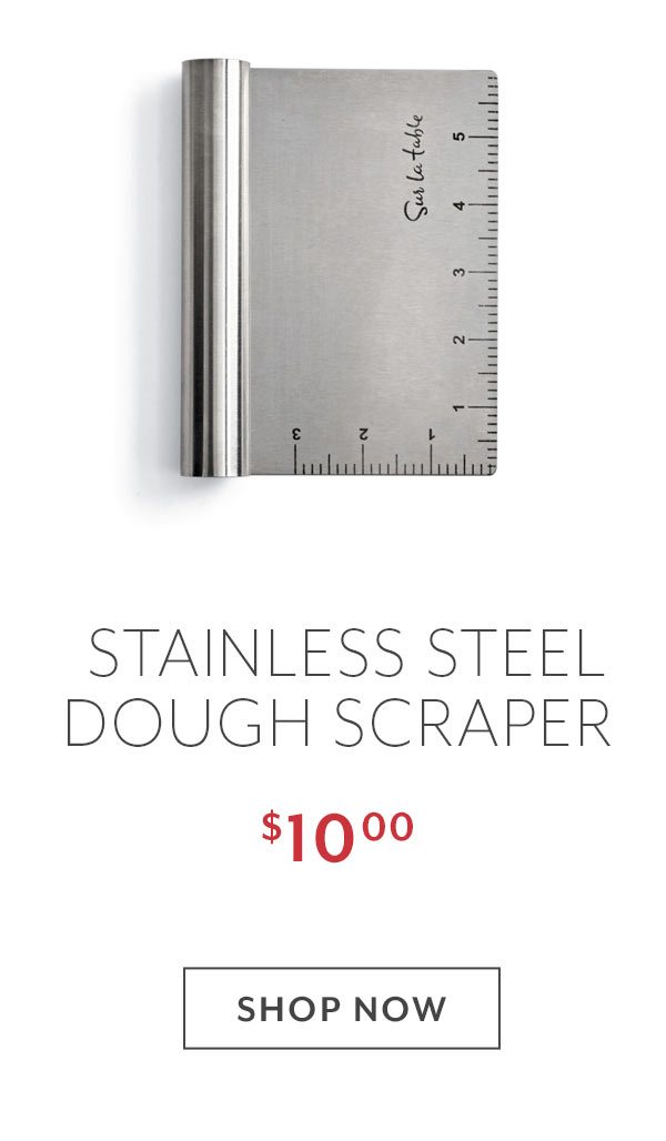Sur La Table Stainless Steel Dough Scraper