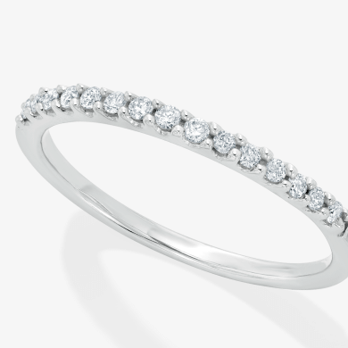 Diamond Anniversary Band 1/6 ct tw Round-cut 14K White Gold