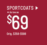 Sportcoats as low as $69