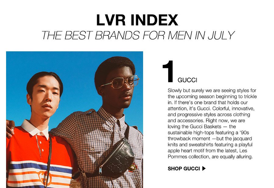 Discover the best brands for men