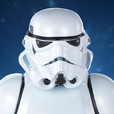 Empire White Stormtrooper Bust by Royal Selangor