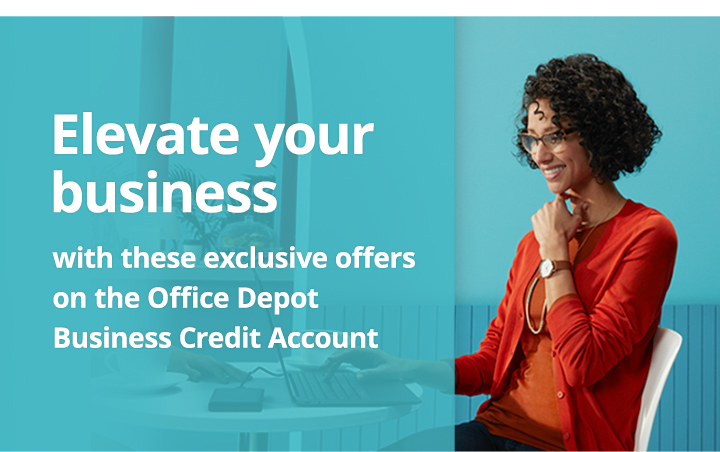 Elevate your business with an Office Depot Business Credit Account