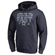 Men's NFL Pro Line by Fanatics Branded Navy Dallas Cowboys 2018 NFC East Division Champions Fair Catch Pullover Hoodie