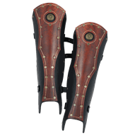 Praetorian Leather Greaves