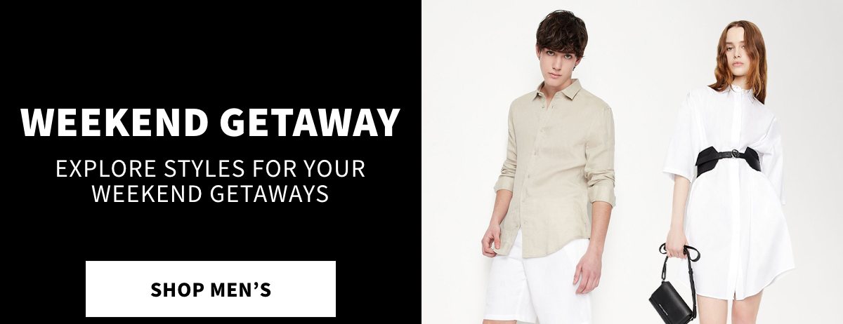  A|X WEEKEND GETAWAY - Men's Selection