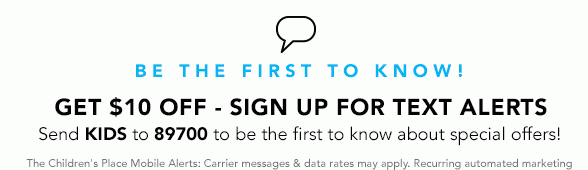 Get $10 Off - Sign Up For Text Alerts