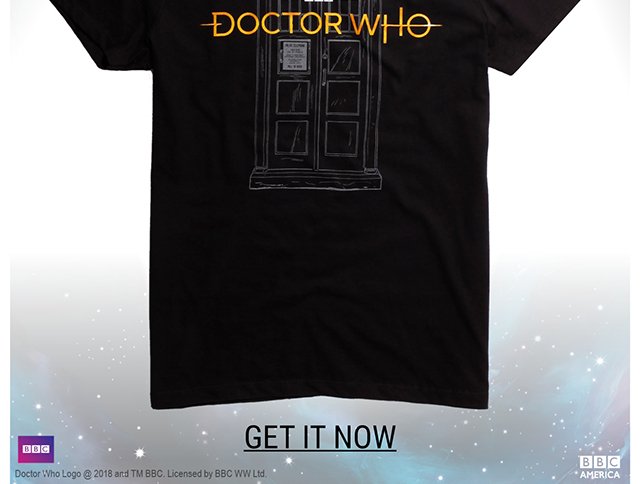 New Doctor New Tee. Get it Now