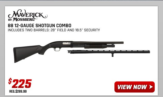 Maverick 88 12-Gauge Shotgun Combo