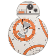 Star Wars BB-8 Shaped Deco Clock