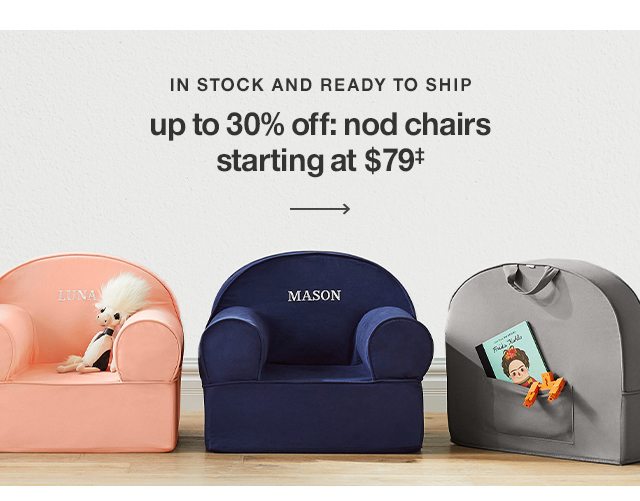 up to 30% off nod chairs