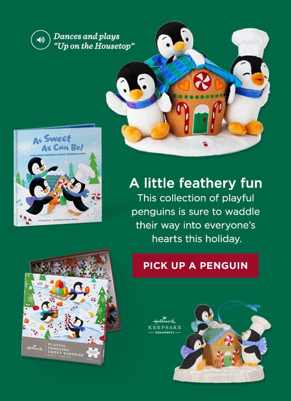 This collection of playful penguins is sure to waddle their way into everyone's hearts this holiday.