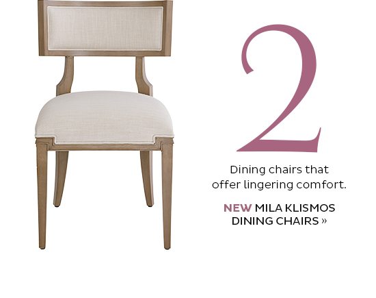 NEW Mila Klismos Dining Chairs