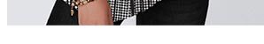 Button Detail Split Neck Printed Blouse