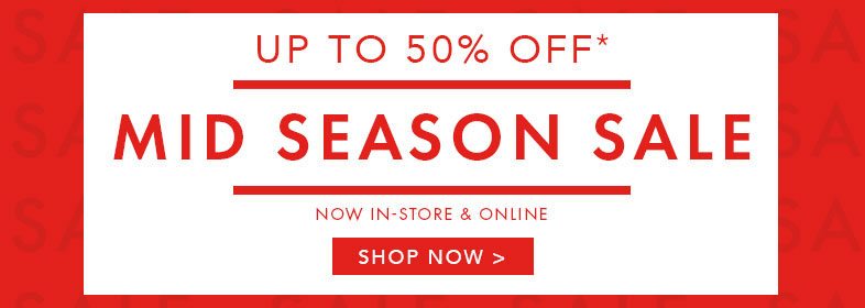 Shop mid-season sale