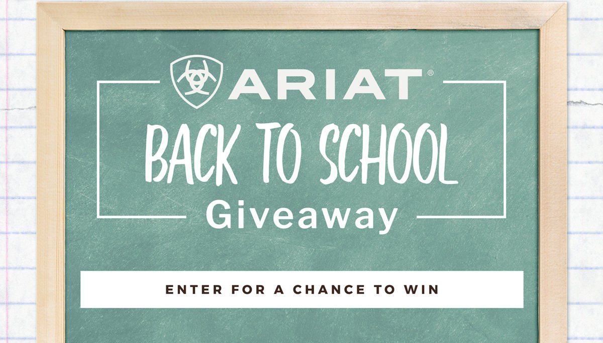 Ariat Back to School Giveaway