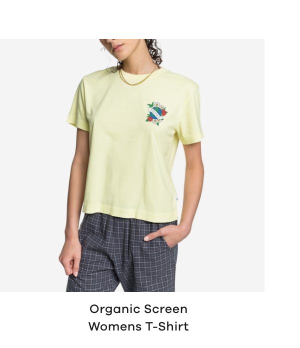 Quiksilver Organic Screen Womens Short Sleeve T-Shirt