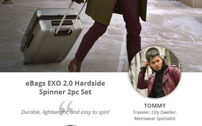 eBags EXO 2.0 Hardside Spinner 2pc Set