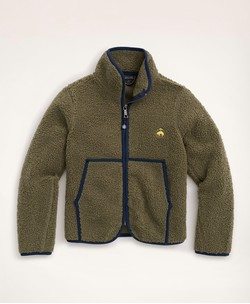 Boys Teddy Fleece Zip Jacket