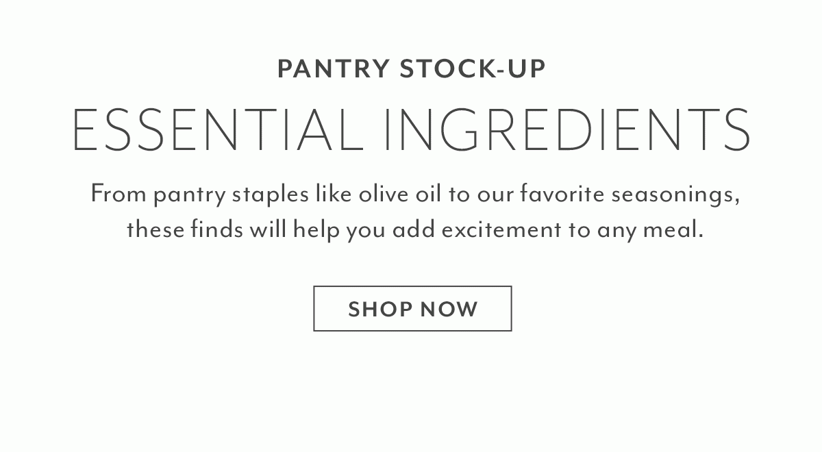 Pantry Stock-Up