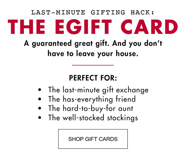 SHOP GIFT CARDS