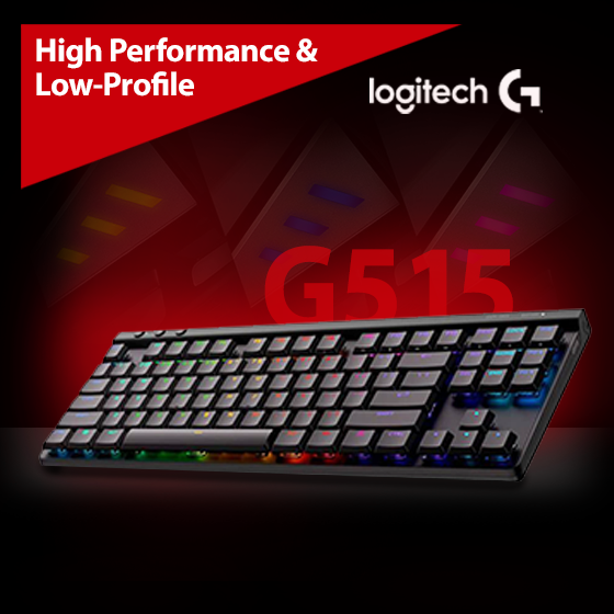 Logitech G515 Lightspeed TKL Wireless RGB Mechanical Keyboard