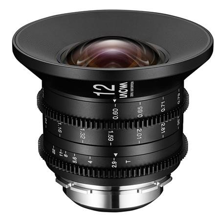 Venus Laowa 12mm T2.9 Zero-D Ultra-WideAngle Lens for PL Mount Cameras - Black