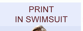 ：Print In Swimsuit
