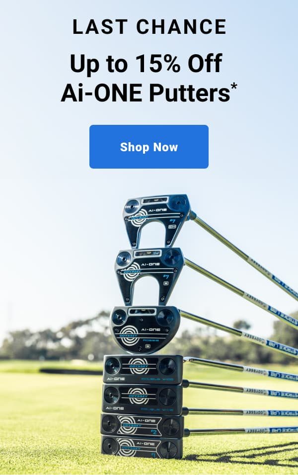 A i ONE Putters Up to fifteen percet off our newest putters shop now