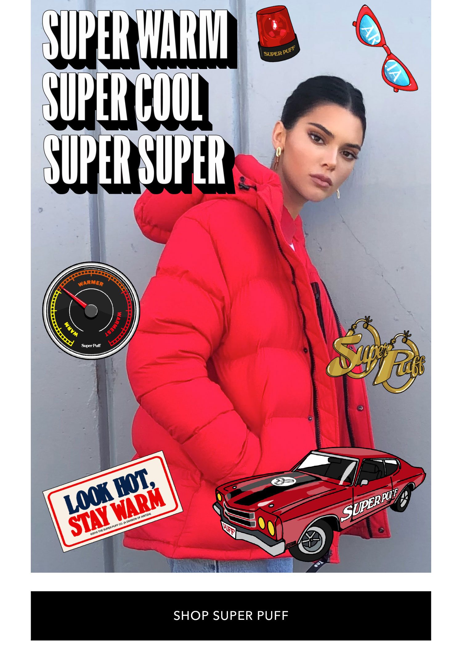 Super puff clearance kendall jenner