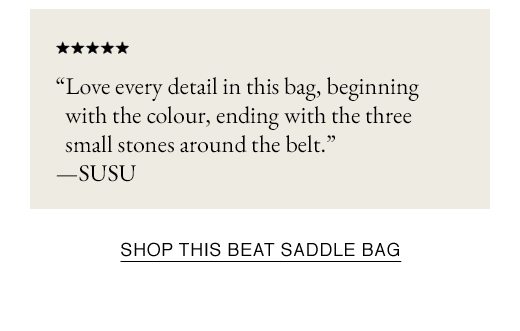 SHOP THIS BEAT SADDLE BAG