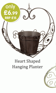 Heart Shaped Hanging Planter