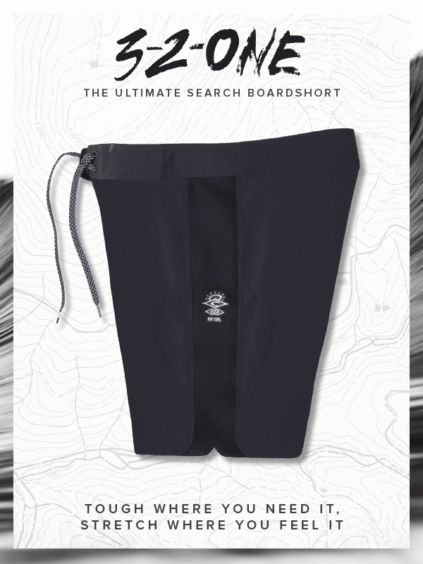 THE 3/2/ONE BOARDSHORT - THE ULTIMATE SEARCH BOARDSHORT