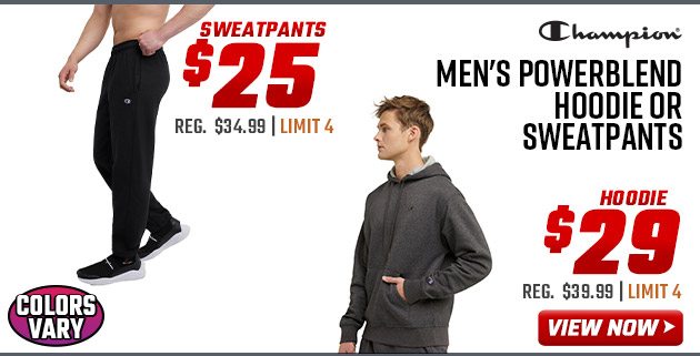 Champion Men's Powerblend Hoodie or Sweatpants