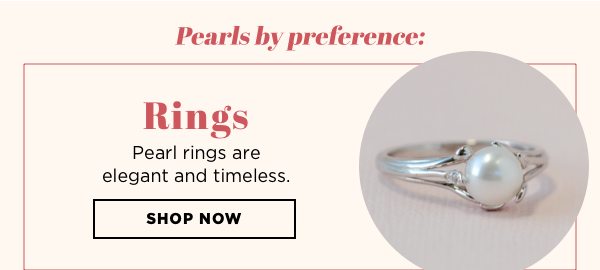 Shop pearl rings