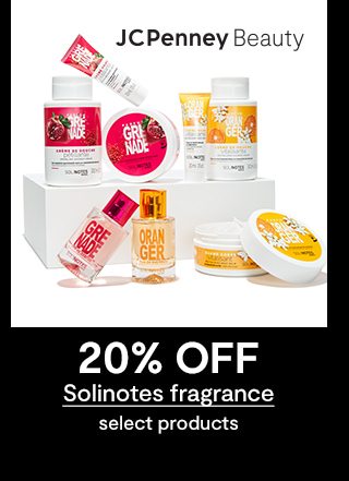 20% off solinotes fragrance select products