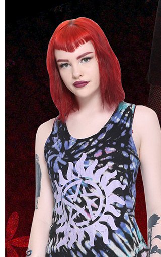 Logo Tie Dye Tank Top