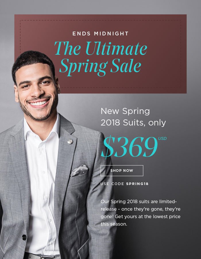 THE ULTIMATE SPRING SALE [ SHOP NOW ]