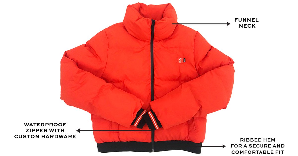 pe nation ramp run puffer jacket black