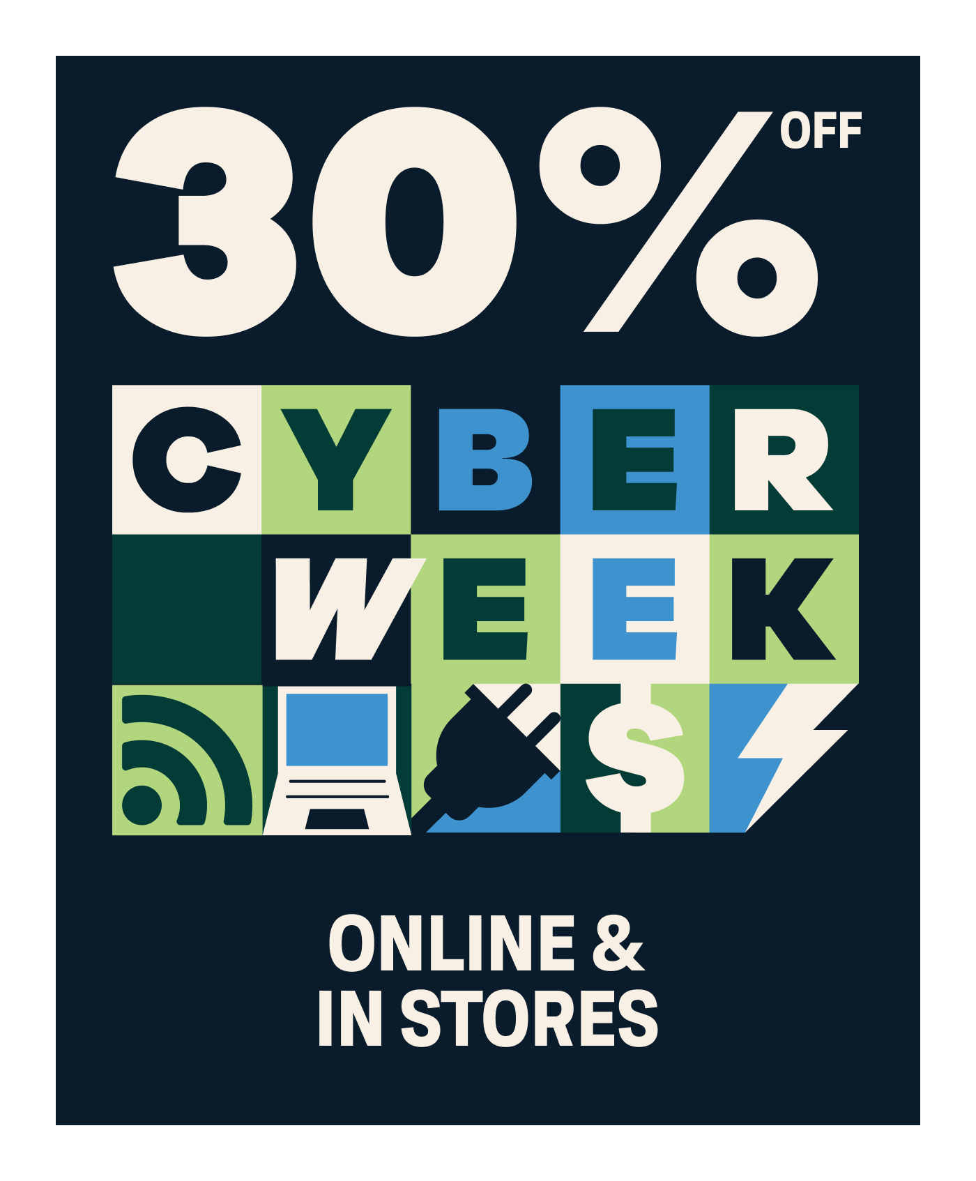 30% Off Online and In Stores