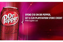 with Qualifying $10 spend on Dr Pepper and 7UP products with Amazon Fresh