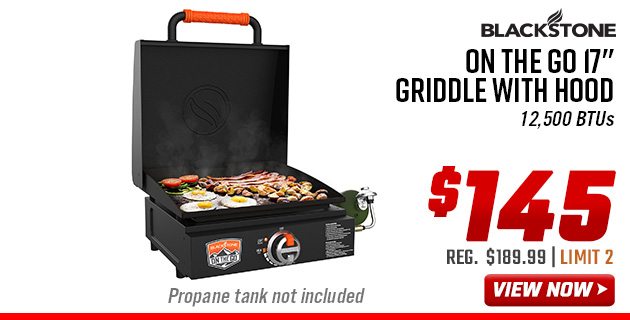 Blackstone On The Go 17'' Griddle with Hood 