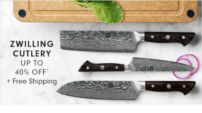 ZWILLING CUTLERY UP TO 40% OFF* + Free Shipping