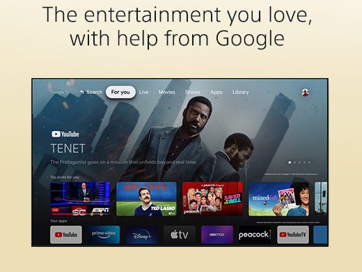 The entertainment you love, with help from Google
