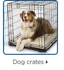 Dog crates.