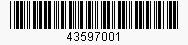 Code: 43597001