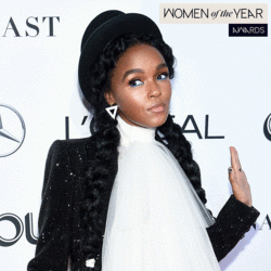 Janelle Monae at Glamour's WOTY Awards