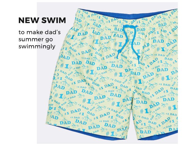 REVERSIBLE DAD SWIM TRUNK - New swim to make dad’s summer go swimmingly